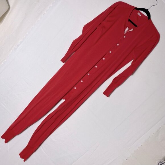 Vintage Stanfield Scots Red One Piece Long Johns Thermal Underwear L - Picture 16 of 16